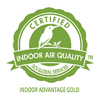 SCS Indoor Air Quality Gold Logo