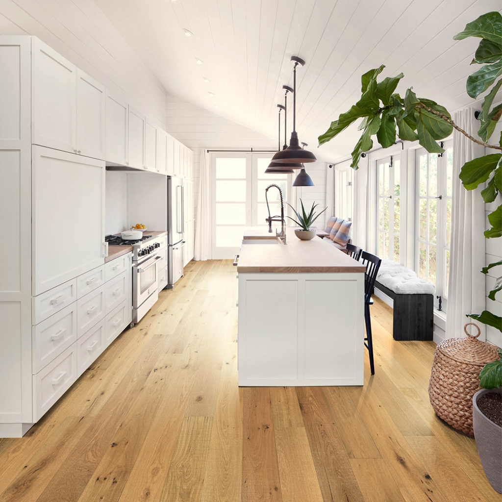 Hardwood Floors In The Kitchen Yes, Natural Color Hardwood Floors