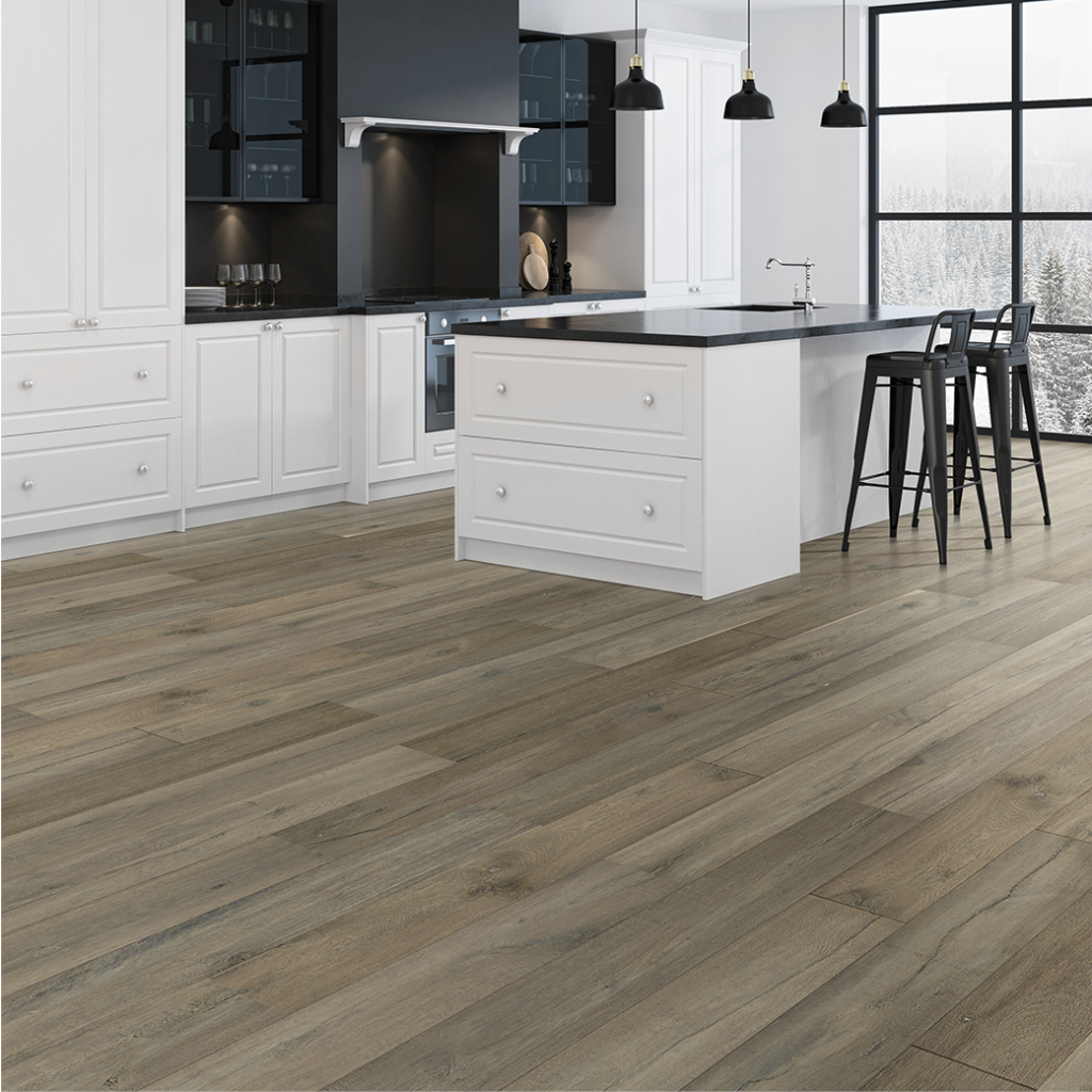 One Kitchen Six Diffe Hardwood, Grey Toned Engineered Hardwood Flooring