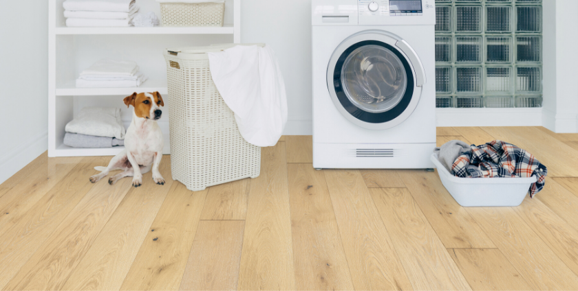 Best Engineered Wood Floors For Your, What Kind Of Flooring Is Best For A Laundry Room