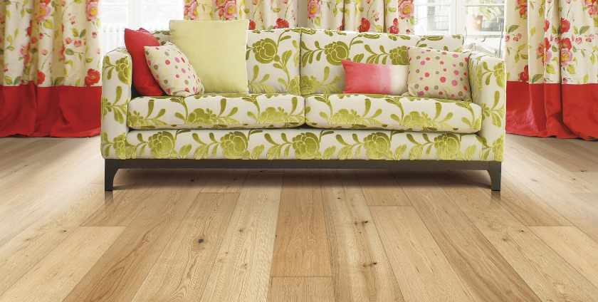 LIFECORE Light Wide Plank Hardwood Flooring